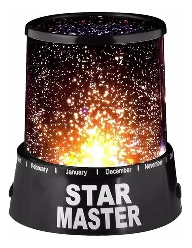Velador Lampara Infantil Proyector Estrellas Star Master