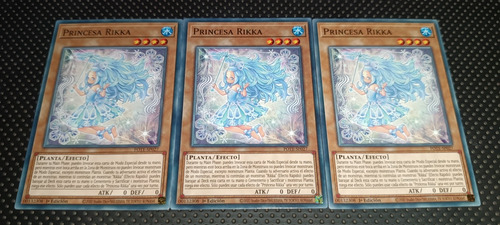 Set 3 Cartas Yugioh Rikka Princess En Español 