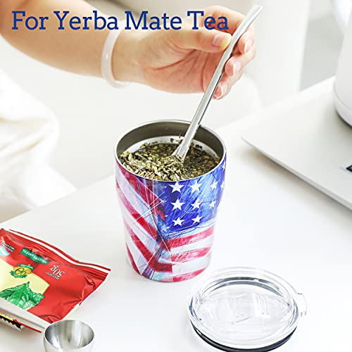 Taza De Viaje Con Infusor Y Tapa Teanagoo, Acero Inoxidable