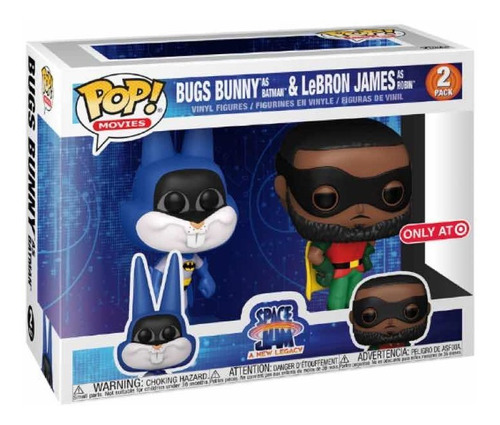 Funko Pop! Bugs Bunny Batman Y Lebron James Robin Space Jam