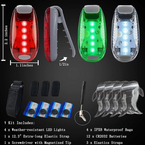 4pcs Luces De Navegación Para Embarcaciones Kayak,...