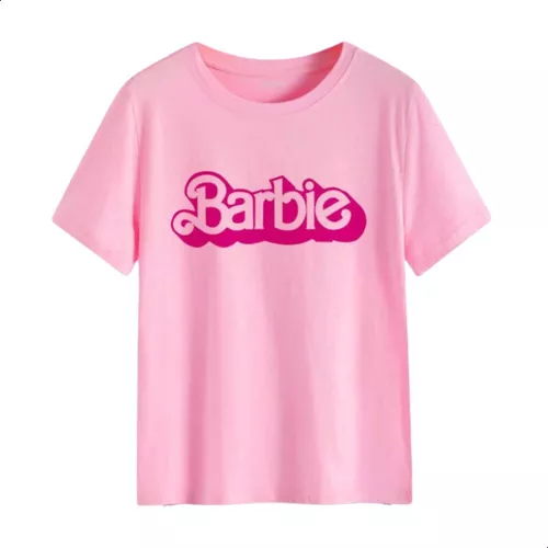 Camiseta T Shirt Barbie Girl Feminina Adulto Algodão 2023