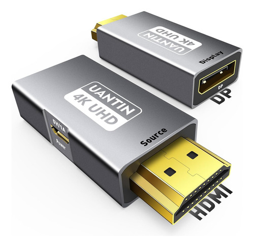Adaptador Hdmi A Displayport 4k 60hz Para Monitor