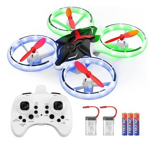Mini Drone Con Luces Led Para Niños Y Principiantes