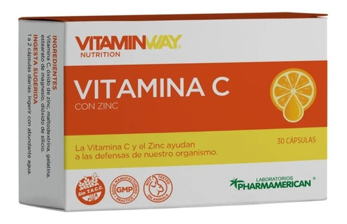 Vitamin Way Vitamina C Zinc Antioxidante Fortalece Defensas