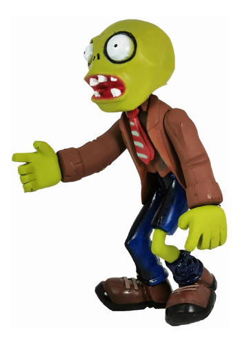 Figura Plantas Vs Zombies Juguete Zombie Corbata Luz 22cm