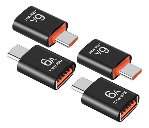 Daptador Otg Usb Tipo C A Usb 3.0 10gbps 4pcs