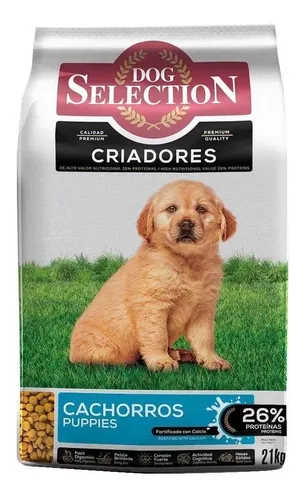 Guia bolígrafo Capilla Alimento Dog Selection Criadores para perro cachorro todos los tamaños  sabor mix en bolsa de 21 kg