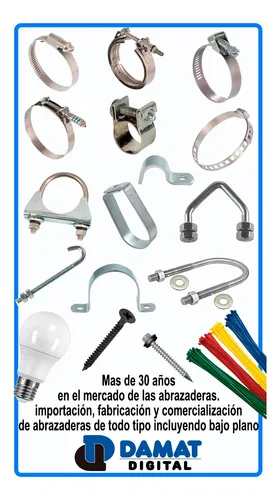 Grampa Abrazadera Para Caño 6 Pulgadas Omega Metal