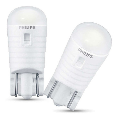 Lampara Posicion Led Piojito T10 W5w Philips 6000k X2