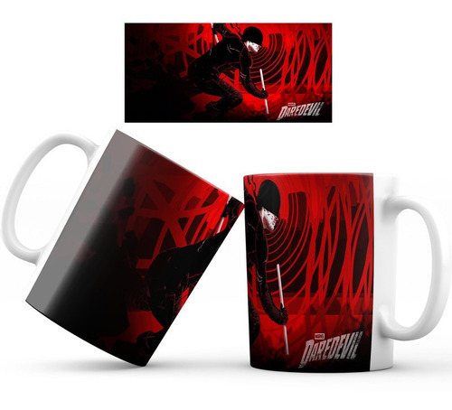 Mug Taza Daredevil Superheroe Marvel 002