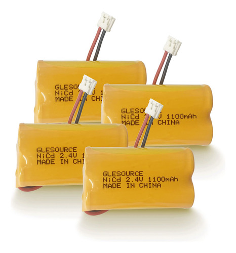 Glesource Paquete De 4 Baterias De Ni-cd De 2.4 V 1100 Mah B