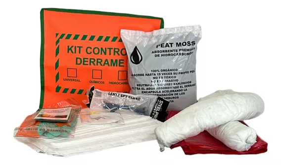  Kit De Derrames Práctico Hidrocarburos 5 Galones En Maletín