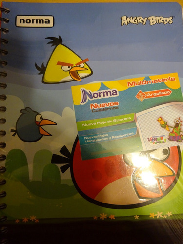 Cuaderno Anillado Norma A4 - Angry Birds