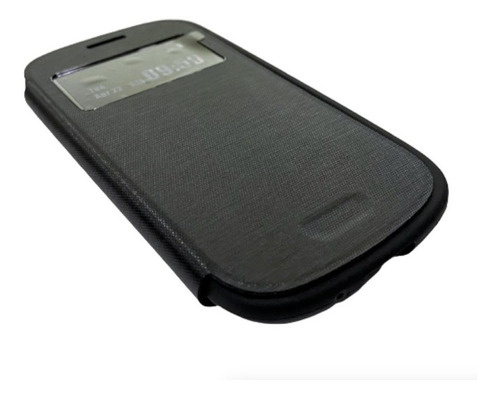 Funda Flip Cover Para Samsung Galaxy S3 Mini Negro E/g