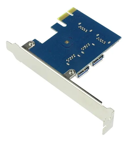 Tarjeta Para Riser Pci 1x Expansora Usb 3.0 X 4 Mineria Bit$
