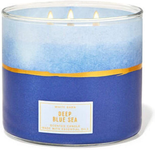 Bath And Body Works White Barn Deep Blue Sea Vela De