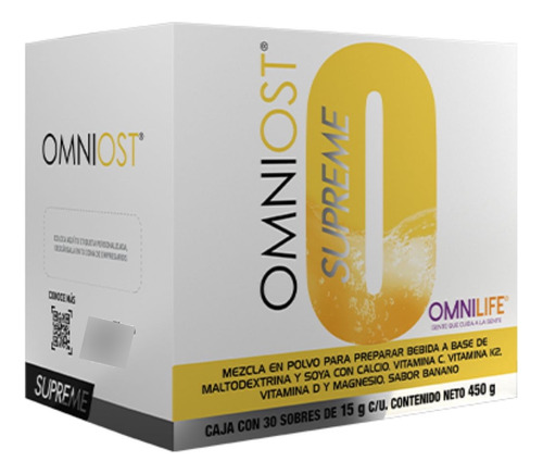 Omniost Supreme Caja Con 30 Sobres, Contenido Neto 450 G.