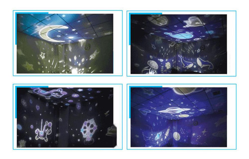 Luz De Noche Multifuncional Estrella Proyector Lámpara