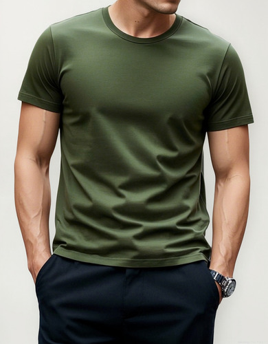 1pz Camiseta Atlética De Hombre Para Primavera Verano -