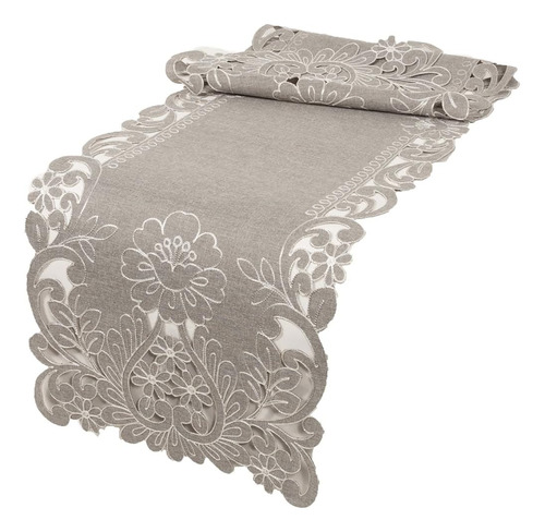 Xia Home Fashions Xd183491654camino De Mesa Bordado Con Bord