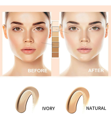 3 Unidad Cc Cream Self, Corretor E Hidratante Profundo,