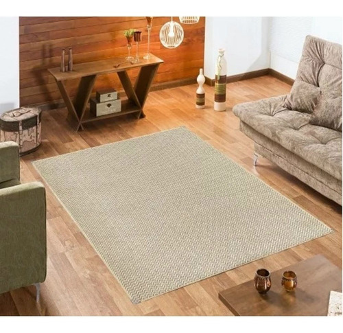 Tapete Sisal Antiderrapante Cleanbege 1,50 X 2,20 Sob Medida Cor Bege Desenho Do Tecido S-476