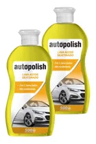 Comprar Shampoo Lava Auto Siliconado 500 Ml Pack X2 Autopolish Moto