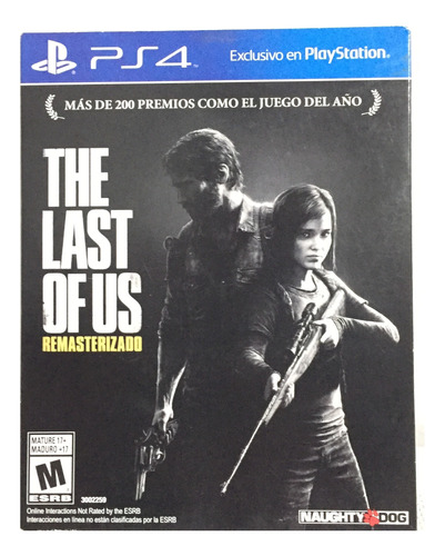 The Last Of Us Remastered Físico Ps4 Caja De Cartón
