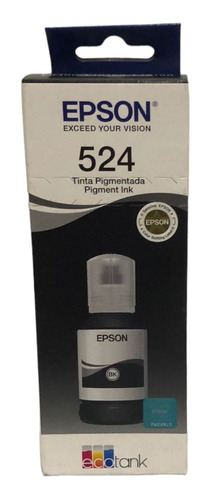 Botella De Tinta Epson 524 Bk T524120