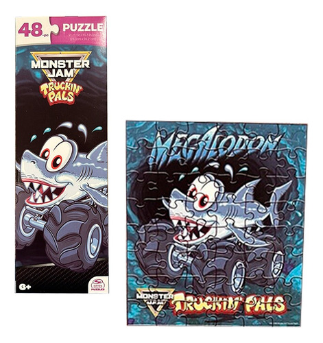 Monster Jam  Megalodon Puzzle 48 Pz Rompecabezas