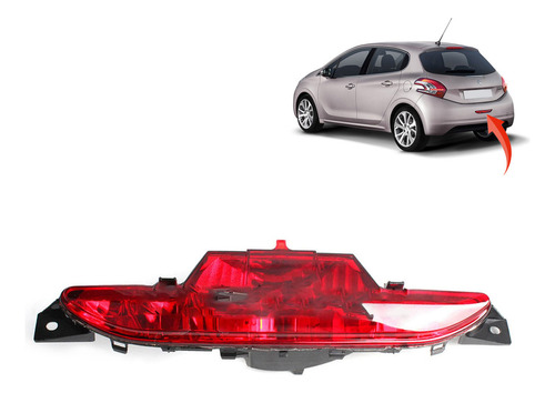 Farol Antiniebla Trasero Para Peugeot 208 2019 2022