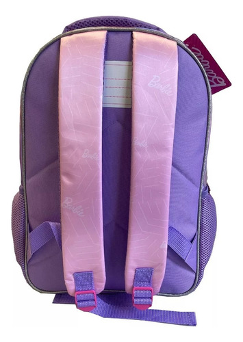 Mochila Con Bolsillo Barbie Without Doll Color Multicolor