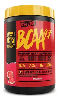 Mutant Bcaa 9.7 - 90 Servicios, Aminoácidos + Electrolitos Sabor Watermelon