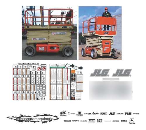 Kit De Calcas De Restauración Para JLG 4069 Le