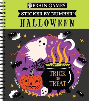 Libro Brain Games - Sticker By Number: Halloween (trick O...
