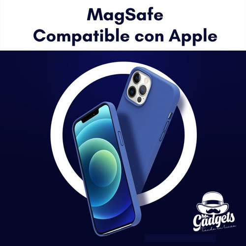 Imagen 5 de 10 de Funda Para iPhone Magsafe Magnética Silicona Case Protector