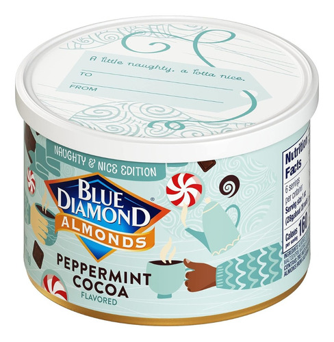 Blue Diamond Almonds Navidad Peppermint Cocoa 170 Gr