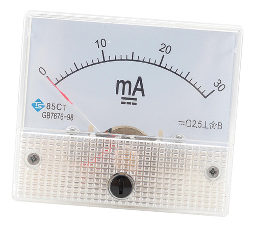 Medidor De Panel De Corriente Analógico Amperímetro 0-30ma 1