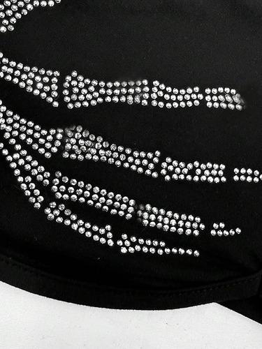 Crop Top Musculosa Strass Brillo Pinterest Dama Importado