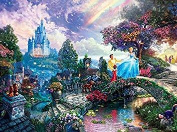 El Thomas Kinkade Sueños Disney Colección: Deseos Cenicienta