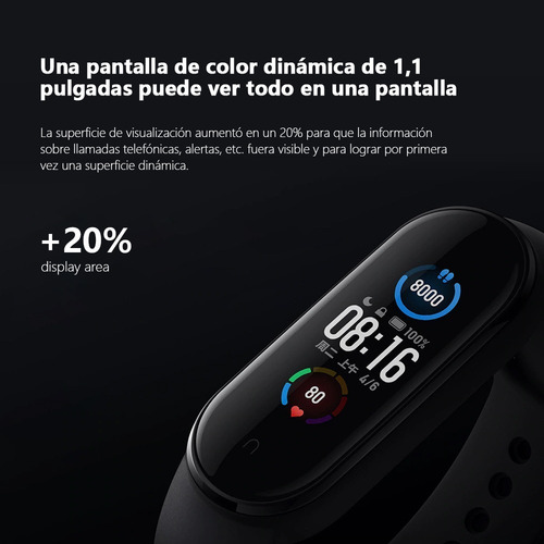 Imagen 6 de 10 de Xiaomi Mi Smart Band 5 1.1