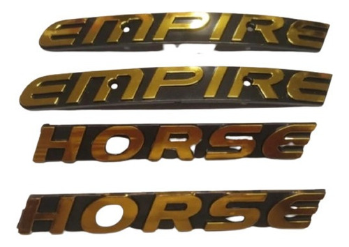 Emblemas Del Tanque Y Tapas Laterales  De Horse 