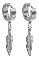 Comprar Piercing Aro Argolla Arete Pluma Alas De Acero Quirurgico Color Pluma 1