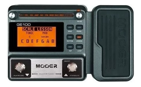 Pedaleira Mooer Ge 100 Original P/ Guitarra  + Fonte  