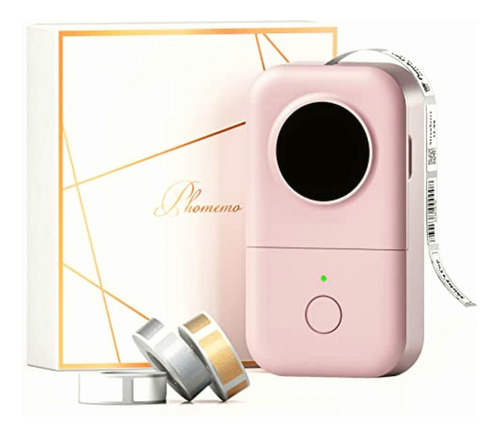 Memoking Etiquetadora D30 Impresora Térmica De Color Rosado