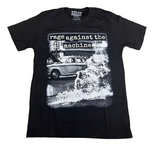 Camiseta Rage Against The Machine Blusa Adulto Banda Bo581