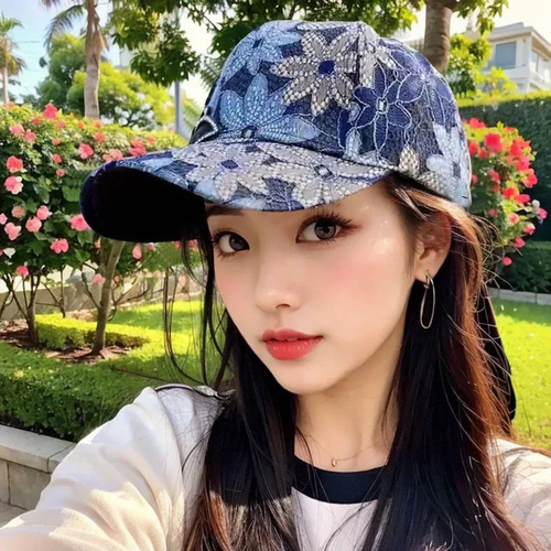 Gorra Mlb De Malla De Verano Con Lazo De Encaje Para Mujer