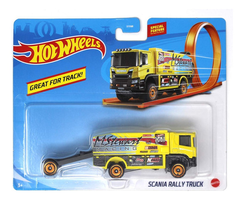 Camion Scania Rally Truck - Hot Wheels Transporte De Autos