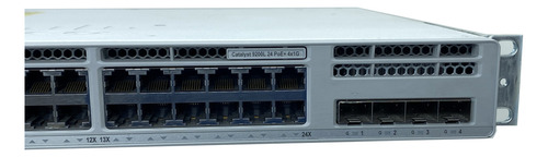 Switch Cisco 24 Portas Gigabit Poe+ 4x Sfp C9200l-24p-4g-e